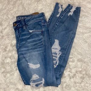 American Eagle Ripped Skinny Jeans